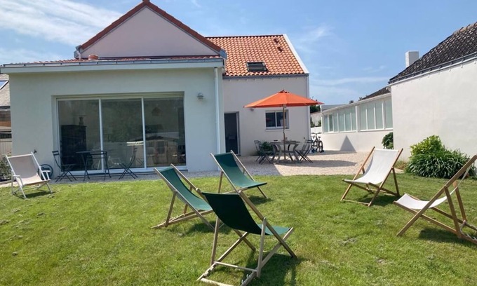 Quimiac House | Belle Maison Neuve Centre Bourg Quimiac Tout Proche Plage