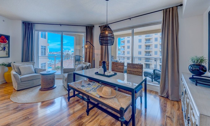 Clearwater Beach Condo | Bellissima at Belle Harbor! - Coastal Elegance steps from the white sand beach