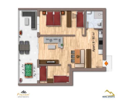 Faschina Apartment | Berg Aparts Faschina - 08