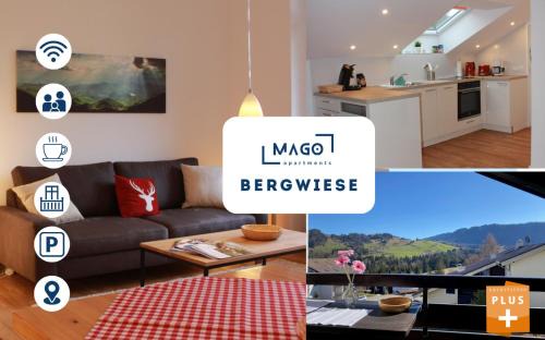 Steibis Apartment | Bergwiese mit Oberstaufen Plus Karte