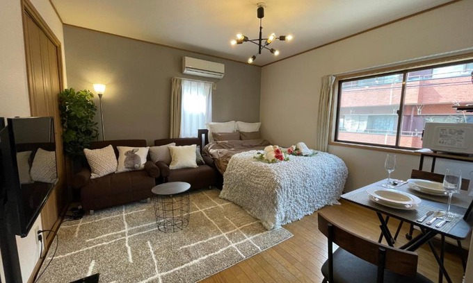 Honmachi Apartment | Best Shinjuku Modern Full-furnished Apartment1 ONLY 2min to Shinjuku by Train