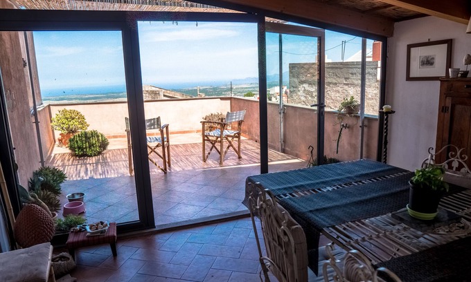 Cuglieri House | Between Seas and BetweenMonti - House for 6 with fabulous veranda on terrace