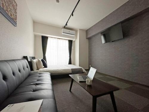 Hiroshima City Centre Apartment | bHOTEL Nagomi - Well-Furnished with balcony Apt for 3 Ppl