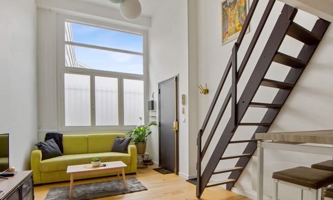 Wazemmes Apartment | Big charming studio in the center of Lille - Welkeys