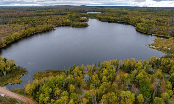 Mellen House | Birch Haven Log Cabin on Spider Lake! ATV/UTV Trail with Private Dock