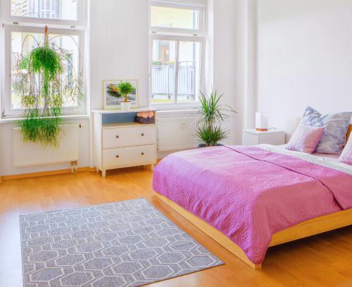 Innere Neustadt Apartment | Bis 6 Personen - 5 Min zur Elbe, Helle Geräumige 2-Raum-Whg, Neustadt, Top Lage