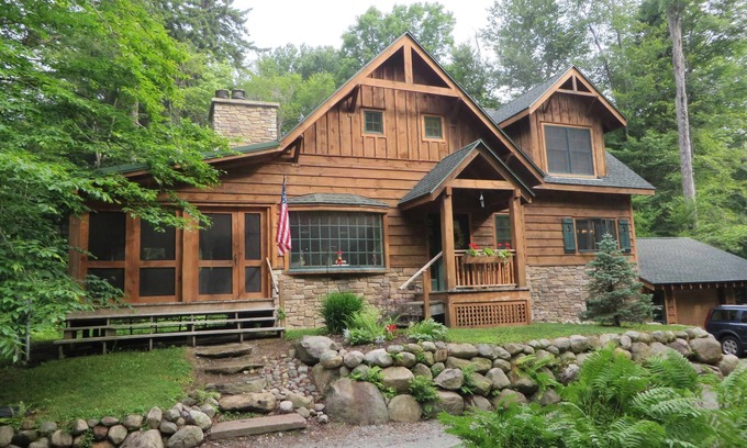 Inlet Cabin | Black Bear Crossing Adirondack Cabin