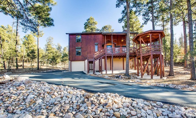 Alto Cabin | Blissful Pines Lodge in Alto NM Privacy, Updated, has everything you need!