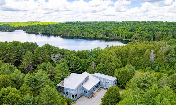 North Kawartha Cottage | Blue Chalet located at Talan lake on 7 acer of forest and land with Private dock