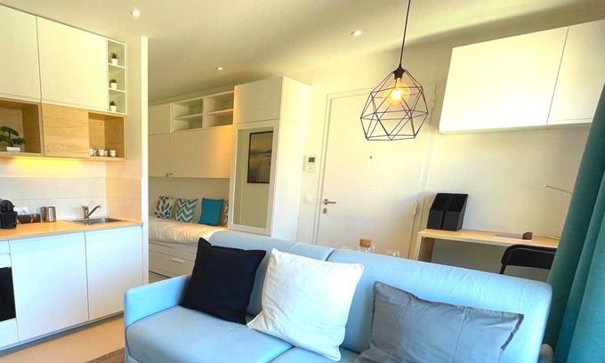 Villejust Apartment | Blue Cocoon Studio 27m2 Proche Centre Ville