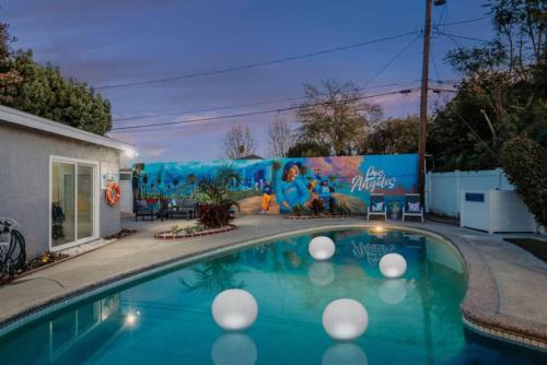 Los Altos House | Blue Haven Solar Pool Heat Parking Billiards