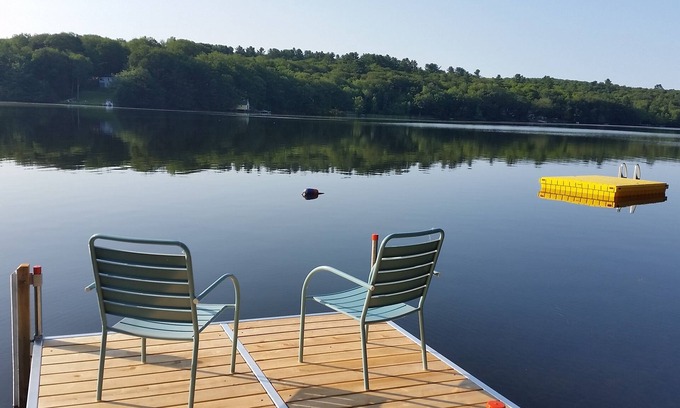 Litchfield Cabin | Blue Loon Camp on Pleasant Pond in Litchfield