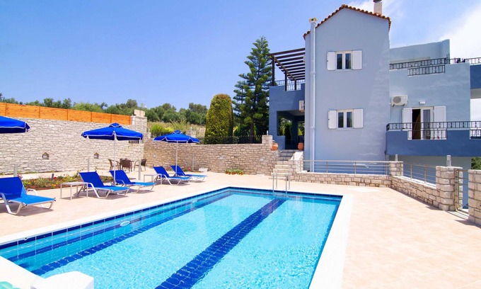 Geropotamos Villa | Blue Villa 2 - With Private Pool