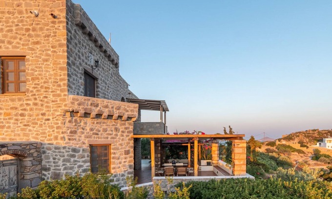 Skala Villa | Blue Vista Patmos Villa Margarita without the studios