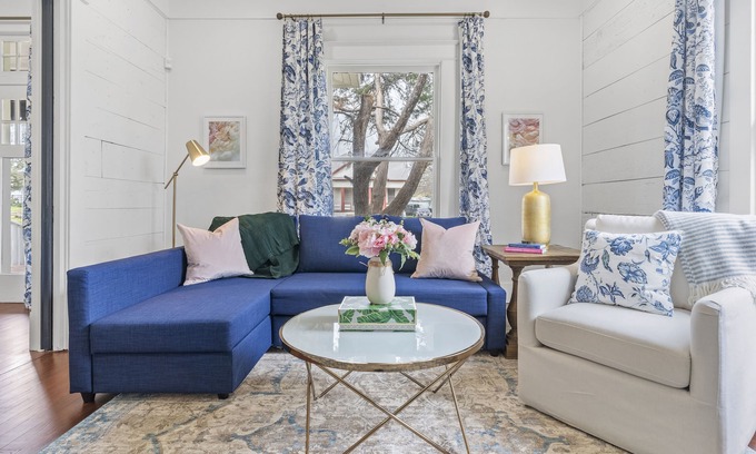 Waco House | Blue & White Designer Home and Southern Style, South Haven