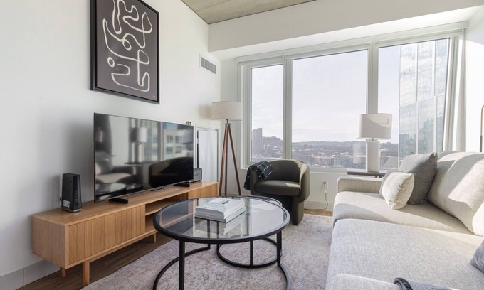 West Fens Apartment | Blueground | Fenway–Kenmore, rooftop, nr Fenway Park
