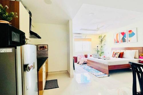 Gachibowli Apartment | BluO Studio Gachibowli - Terrace Garden, Lift