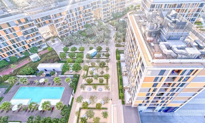 Ajman Apartment | bnbme | Midtown By Deyaar Afnan District | STUDIO