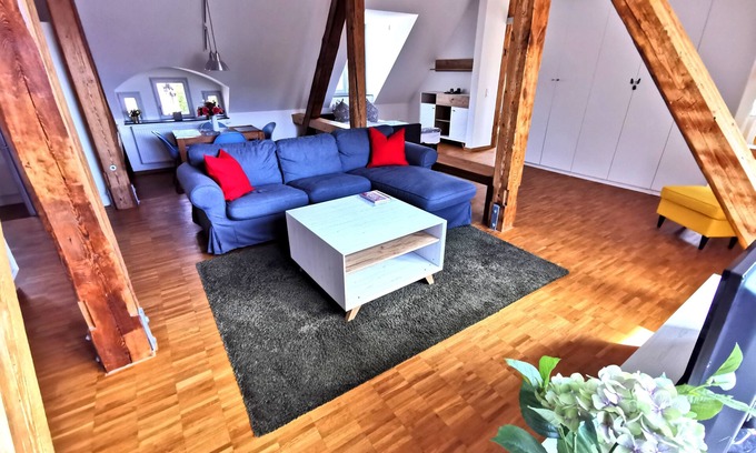 Erfurt Old Town Apartment | Bohn Apartments Altstadt-Loft Erfurt with parking, WiFi and Netflix