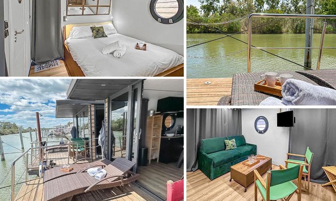 Gallician Boat Rental | Bord du Canal du Rhône à Sète sur "César"
