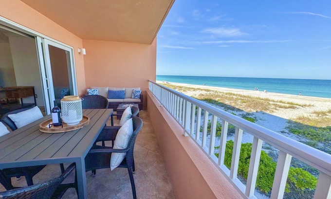 Bradenton Beach Condo | BOUTIQUE BEACH FRONT LUXURY LOCATED DIRECTLY ON BEACH WITH FABULOUS SUNSETS