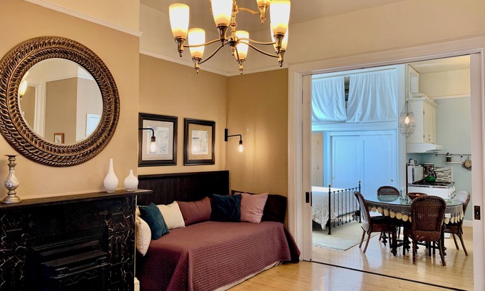 Ocean View and Fourth Street Apartment | Boutique Unit in an Elegant West Berkeley Victorian.