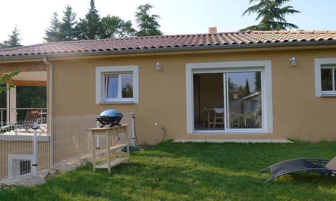 Saint-Etienne-de-Fontbellon Villa | Brand new quiet House 8 pers South of Ardèche
