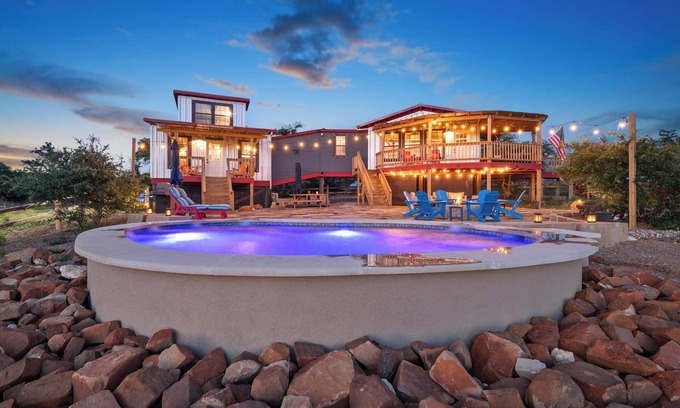 Blanco House | Brand New! 20 Acre Private Ranch w Spool, Firepit, Outdoor Adventures