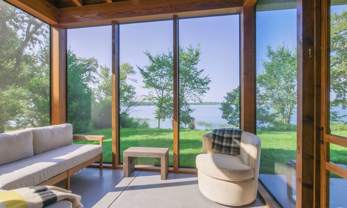 Alexandria House | Brand-new 4 bed/3 bath Lake Ida cabin with game room, bunk room and two suites