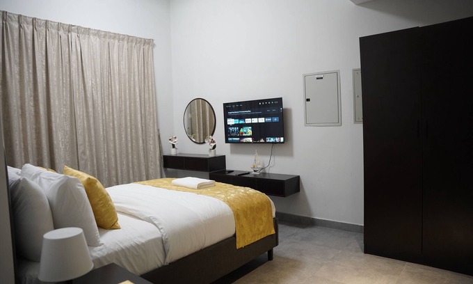 Al Quoz Apartment | Brand New Furnished Apartment ,city view, Ac & Wireless internet.