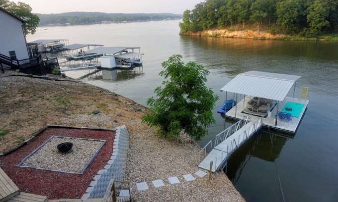 Climax Springs House | Brand new lake house, tucked away in a quiet cove with views to the main channel