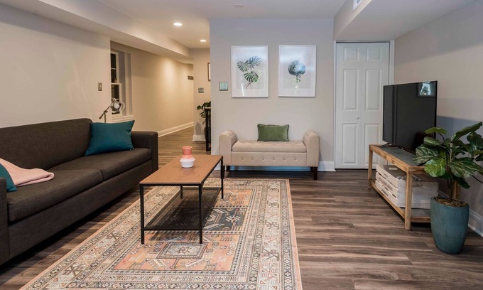 Upper Fells Point Apartment | Brand New! Private garden apartment in historic Upper Fells Point