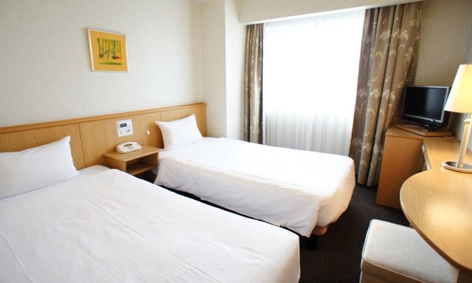 Suminoe Hotel | Breakfast included Economy twin nonsmoking 18/Osaka Ōsaka