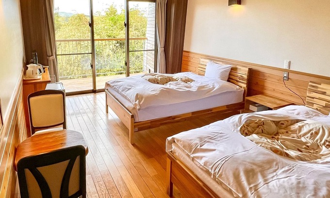 Aha House | Breakfast included Twin room overlooking Yanbaru Yanbaru Manabi no Mori / Kunigami-gun Okinawa