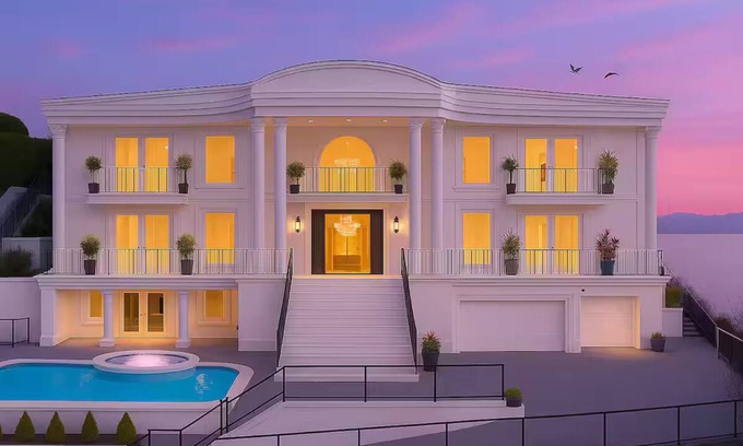 West Vancouver House | Breathtaking Ocean Views Palace with Hot Tub & Pool