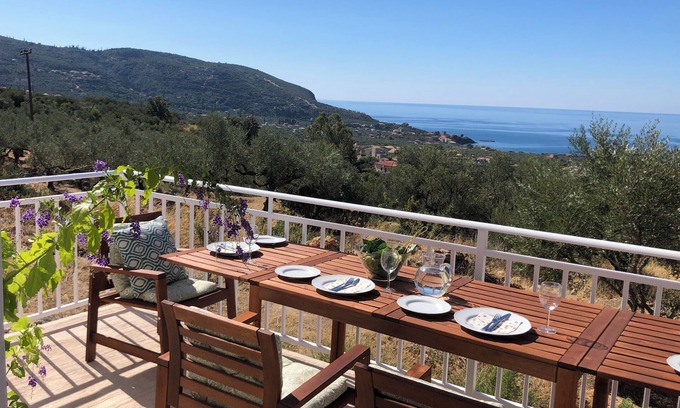 Lefktron House | Breathtaking sea views .