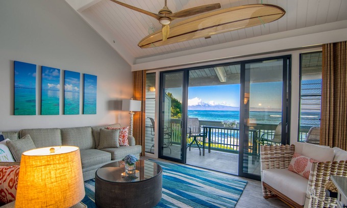 Kahana Condo | Breathtaking Transformation! Luxury 3-BR Oceanfront Condo