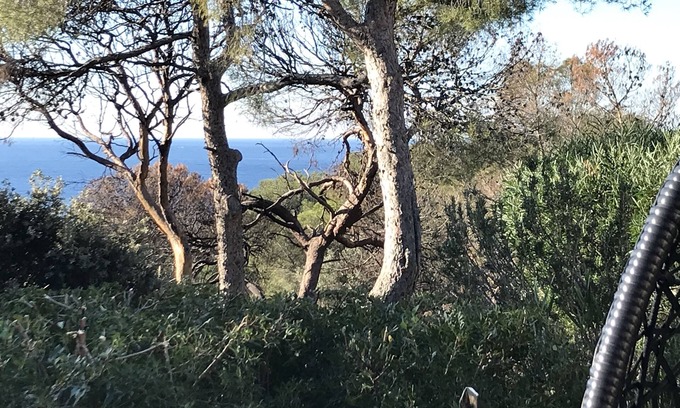 Toulon - Hyeres Apartment | Breathtaking view of Almanarre, Giens, the islands of Porquerolles and Port-Cros