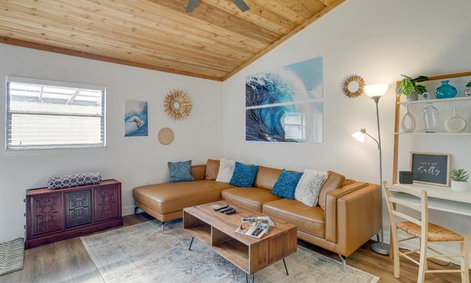 Port Canaveral House | Breezy Cape Canaveral Townhome about 1 Mi to Beach!