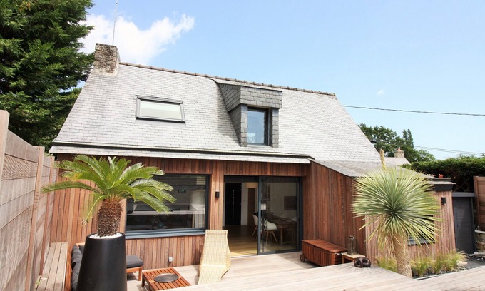 Baden House | Breton house, quiet and renovated with swimming pool