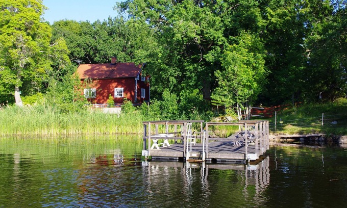 Brevens Bruk House | Brevens Bruk, vacation on your own island, pure nature, fishing paradise