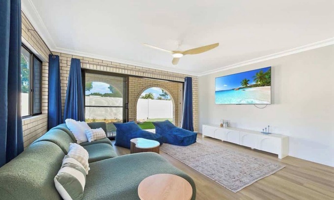 Woorim House | Bribie Beach House w Pool - Walk to Surf & Shops