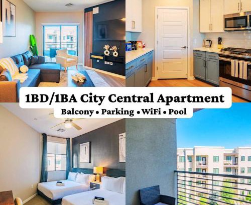 Orange Heights Apartment | Bright 1BR Uptown Biltmore Gym Pool Parking WD