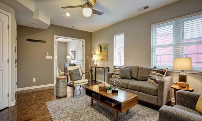 Mount Auburn Apartment | Bright 2BR near downtown