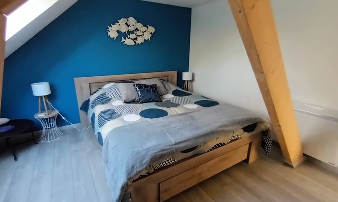 La Baule-Escoublac Apartment | Bright, atypical apartment 3km from the Bay of La Baule