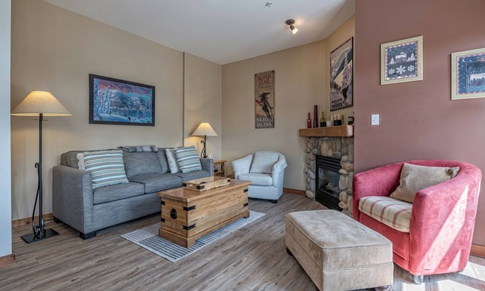 Silver Star Mountain House | Bright End Unit Townhome with Extra Windows - Great Location - Private Hot Tub!