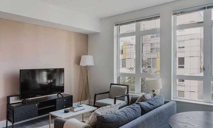 Squire Park Apartment | Bright First Hill Jr 1BR w/Pet Spa, W/D, Gym, & Lounges, by Blueground