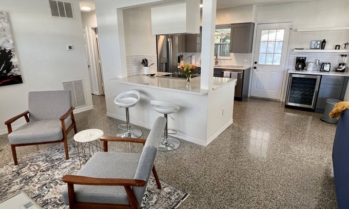 St. Petersburg - Clearwater House | Bright, Modern, Beautiful Home in St Pete w/Patio & Fire Pit
