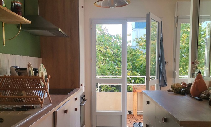 Dalby Apartment | Bright, quiet apartment with balcony