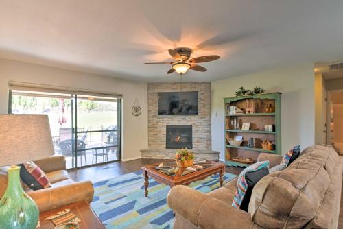 Ruidoso Apartment | Bright Ruidoso Condo with Deck and Golf Course Views!